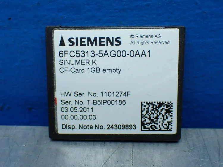 Used SIEMENS 6FC53135AG000AA1 CNC & N/C Controls Ohio US | HGR 24 #754597