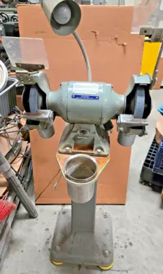 Heavy Duty Bench Grinder Size 8" on pedestal 3/4HP 115V USA Made