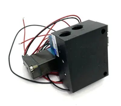 New | in-Stock MAC Valves Manifold Solenoid Valve Assembly, 3-Solenoid, 2-Valve Solenoid Valves Michigan US | Maverick Industrial Sales #1401361