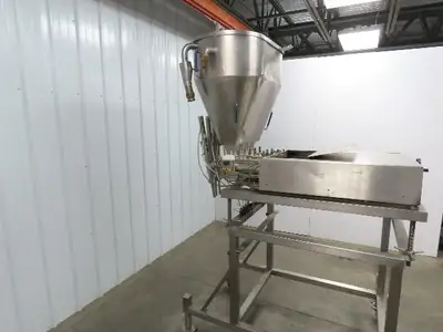 GEI Turbo MUL4 ARC Piston Filler 4 Head Piston Style Liquid Filler Bottle Can