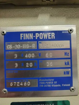 Used 2004 FINN POWER TRS 6 SU Turret Punches British Columbia CA | Lenmark #1424091