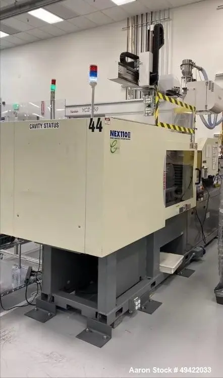 Used NISSEI NEX110III-9EG Injection Molding Machines Illinois US | Aaron Equipment #1348368