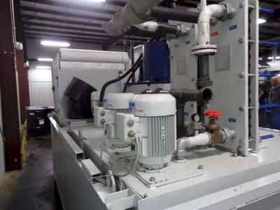 30 GPM ZYKLOMAT MODEL #AKBF-R CONTINUOUS FILTER COOLANT SYSTEM, WITH DRAG-OUT & TURBO-HKS CENTRIFUGE SEPERATOR: YOBRO #24734