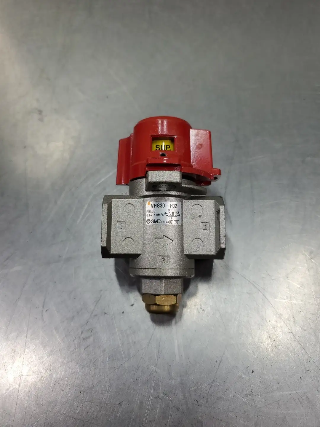 SMC VHS30-F02 LOCK OUT VALVE, 0.1~1.0MPa. 6E-12