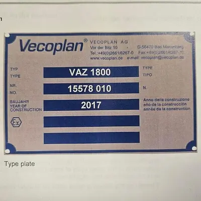 Used 2017 VECOPLAN VAZ-1800 Shredders District of Columbia US | MICHAM2813 INC #1516674