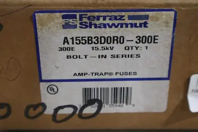 Mersen Ferrraz Shawmut Fuse A155B3D0R0-300E NEW IN BOX STOCK G163