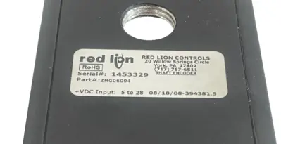 NEW RED LION CONTROLS ZHG06004 ENCODER