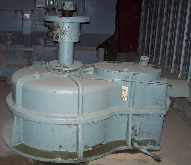 75 HP @1,770 RPM 60:1 FRENCH OIL MILL Right Angle Power Transmission Gear Reducer