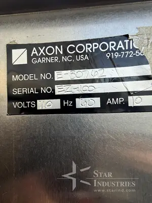 Used AXON E-30762 Cappers Tamper Evident - Induction Sealers California US | Star Industries #1256318