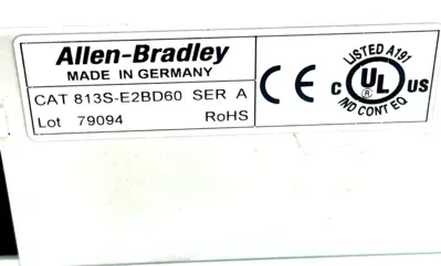 A / B 813S-E2BD60 PHASE MONITOR SER. A 115V 50/60HZ NEW, SURPLUS