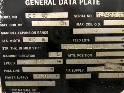 ROWE C9-40 Coil Straighteners | PressTrader Limited (5)