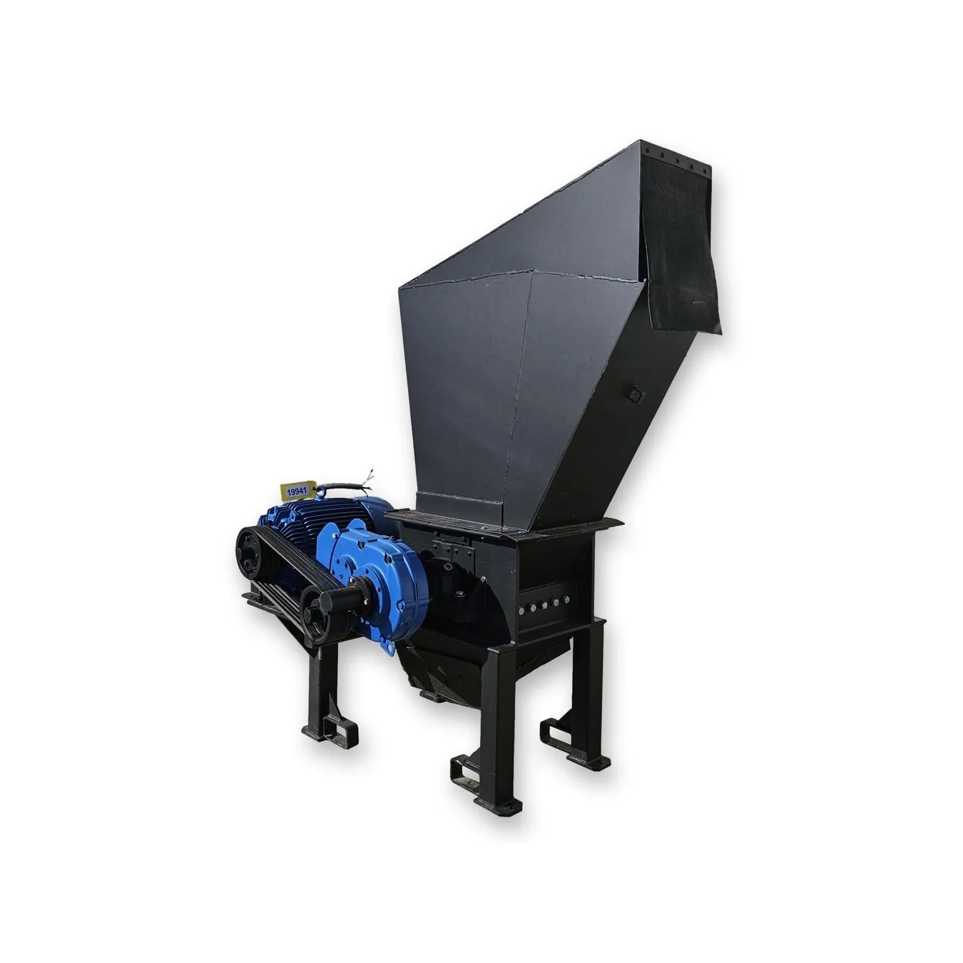 Used 40HP Single Roll Industrial Shredder - 18" Dia. X 16.5"W