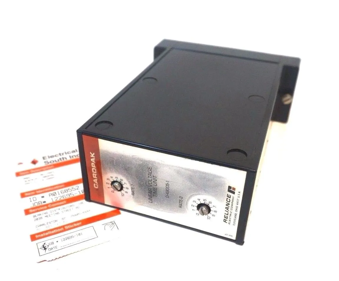 RELIANCE ELECTRIC 0-49005-1 LINEAR VOLTAGE TIME UNIT 0490051