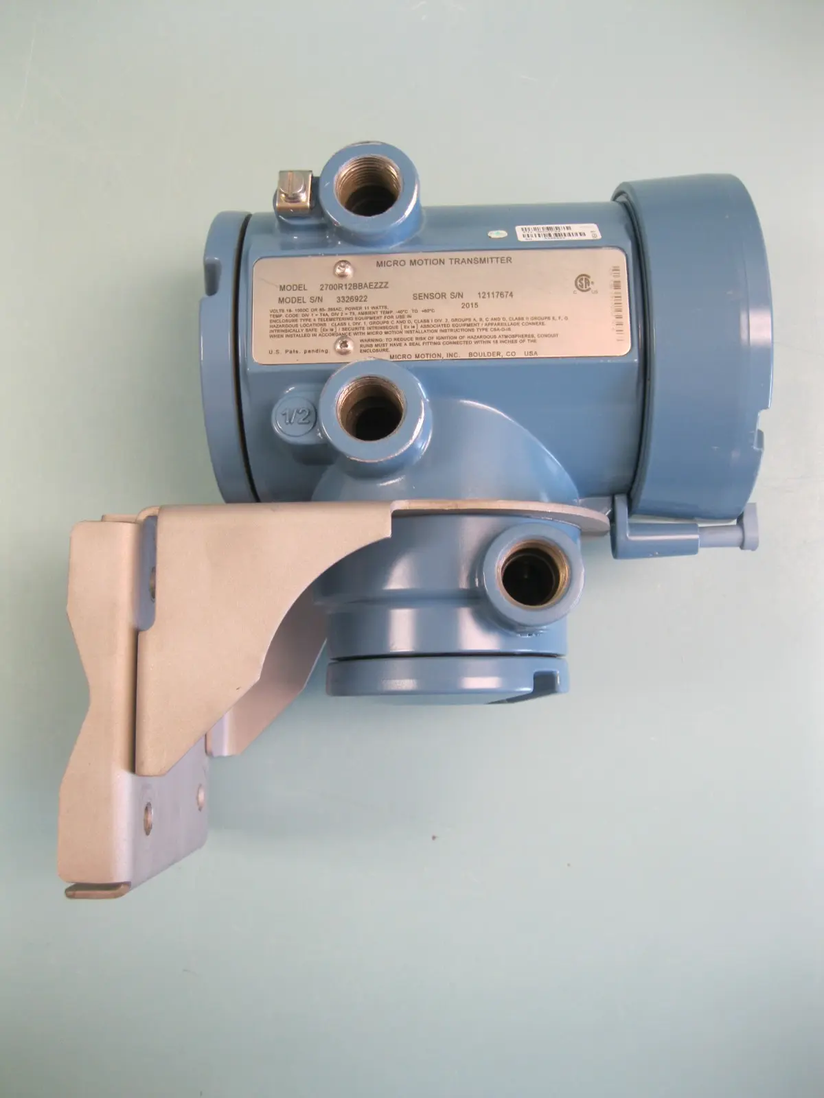 Used Micro Motion 2700 R12 BB AEZZZ Sensors New Hampshire US | Bitter End Trading #1452910