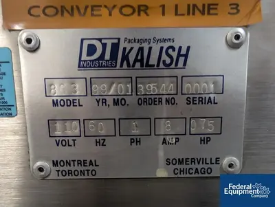 USED Kalish Kalish Liquid Filling Line, Model 2200