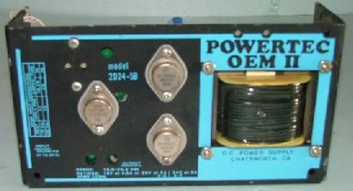 QTY. 1. POWER TEC OEM II MODEL: 2D24-5B DC POWER S...