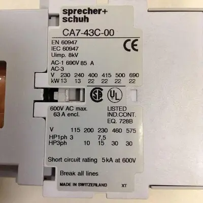 USED SPRECHER & SCHUH CA7043C-00