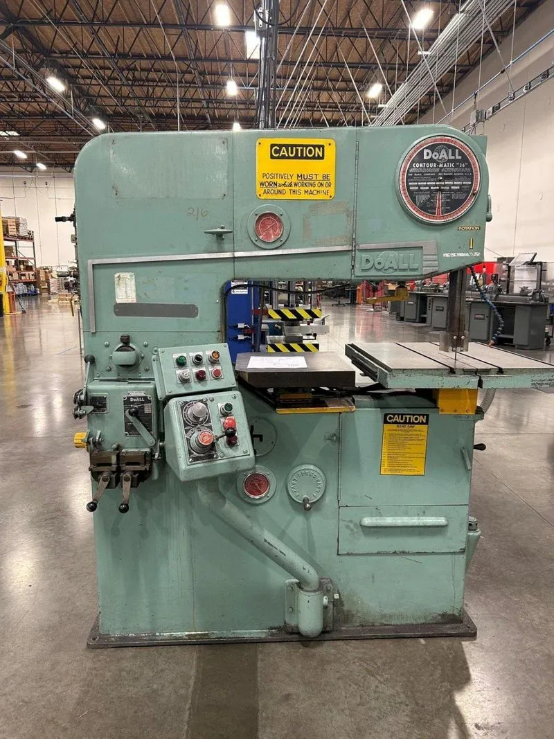 Used DOALL _UNKNOWN_ Vertical Band Saws Ohio US | Yoder Brothers machinery #1310172