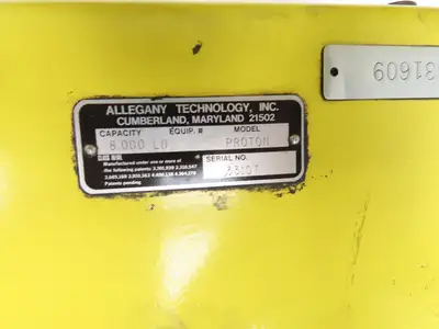 Allegany ELTIS-3 Forklift Weight Scale Load Cell 8000 Lb 20" Class 3 Proton