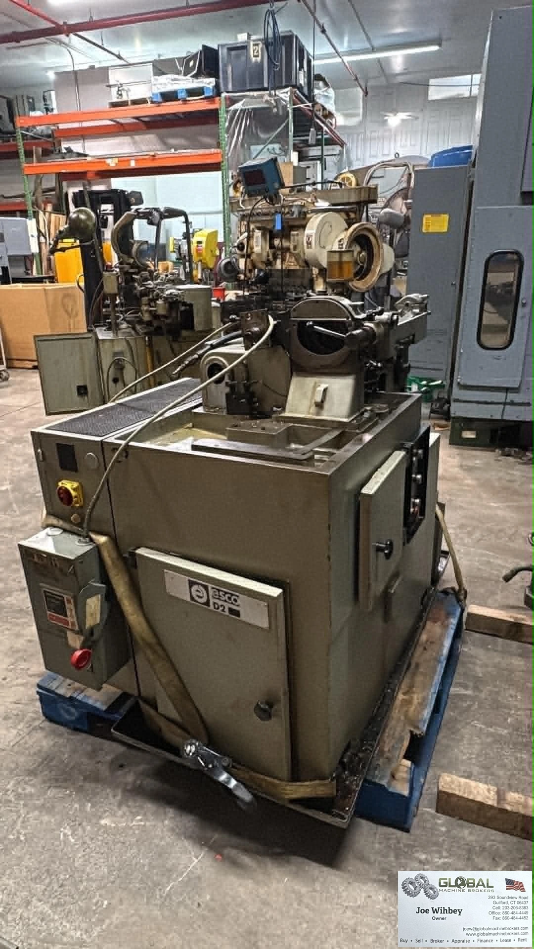 ESCO SA ESCOMATIC Type D2 Cam Driven Automatic Swiss Lathe. NO SPINDLE