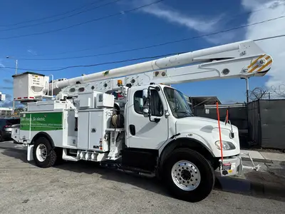 Used 2018 ALTEC AA55E MH Bucket (boom) trucks Florida US | Truck and Van Outlet #1509192