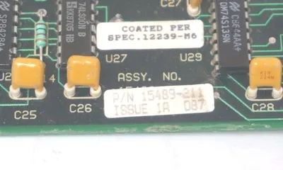 USED SIEMENS MOORE 15489-211 APACS PC BOARD 15489211