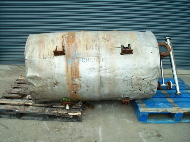 640 L S/S Horizontal Tank