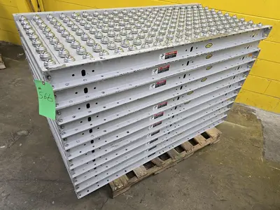 Used HYTROL ROLLER BALL TRANSFER  CONVEYOR Roller Conveyors Wisconsin US | Packer City Sales #1298049
