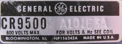 NEW GENERAL ELECTRIC CR9500A101E3A SOLENOID COIL