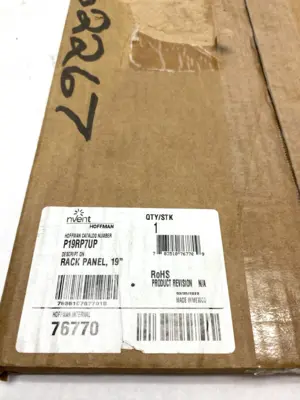 USED HOFFMAN 19" RACK PANEL