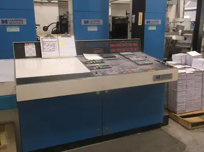 USED HARRIS M110B (2) WEB (4) UNIT OFFSET WEB PRESS