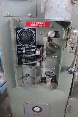 USED GROB 4V-24 VERTICAL BANDSAW