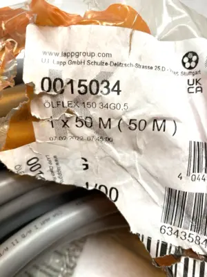 USED LAPP OLFLEX 150 34XG0,5 POWER AND CONTROL CABLE 50M