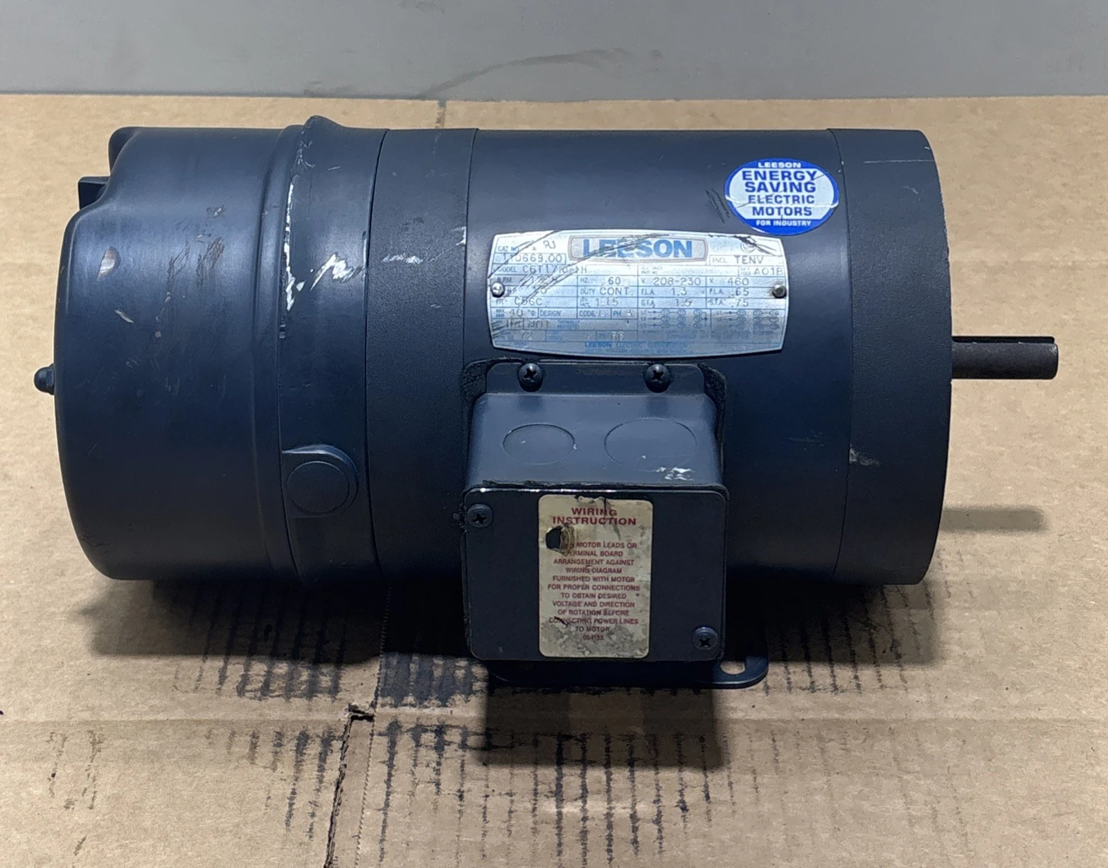 New | in-Stock LEESON 110669.00 Motors (misc) Indiana US | J&J Industrial Supply #1548343