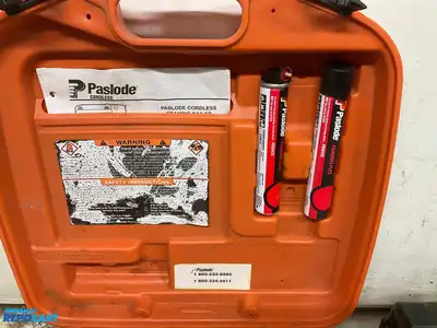 Assorted Powered Tool Lot Including (1) Paslode Framer with Battery, Charger, and Case, (1)...