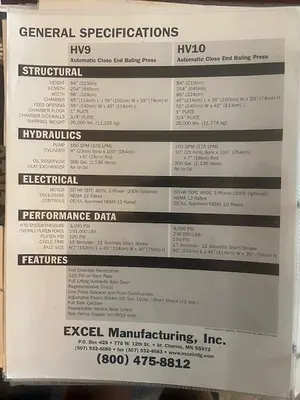 USED EXCEL HV 10