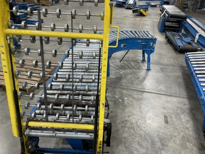 Buschman 401 Roller Conveyer set Width: 22", Length: 14'6" (3' L