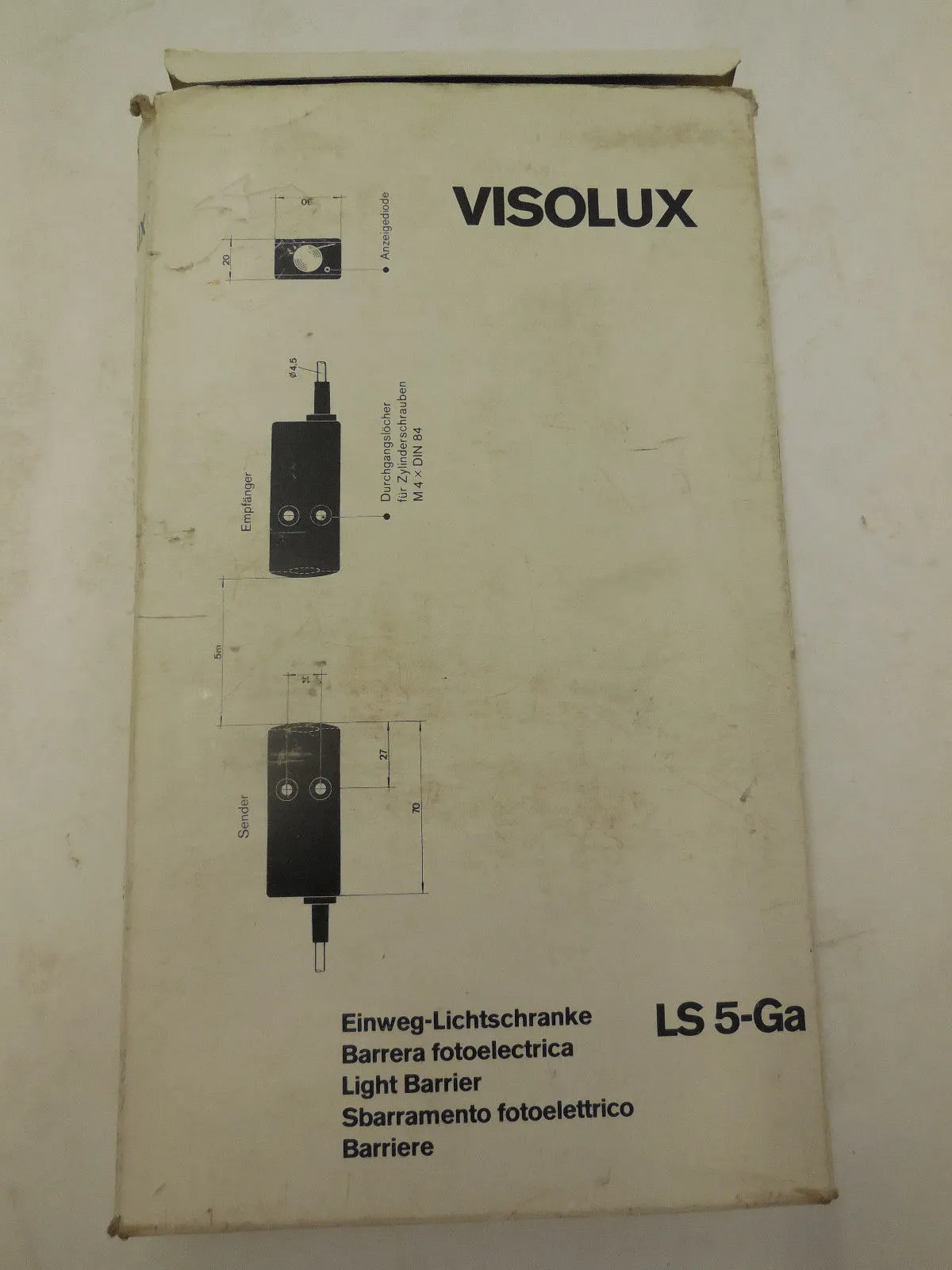 NEW VISOLUX LS5-GA LIGHT BARRIER LS5GA