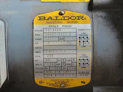 USED BALDOR KBL3409