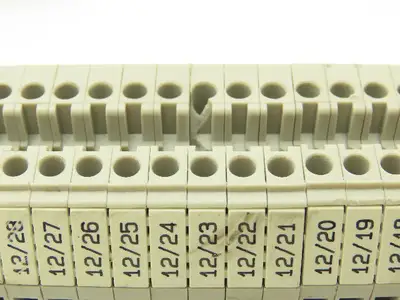 Allen Bradley 1492-W3 1492-WG4 Terminal DIN Rail 22-12AWG 2-Pole Lot of 296
