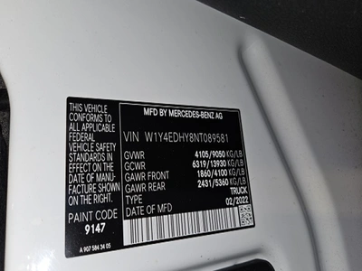 Used 2022 MERCEDES SPRINTER VAN Vans Tennessee US | Pearl Equipment #1556238