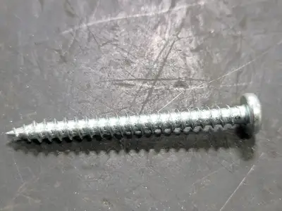 No. 10 x 2" Square Pan Head Screws Zinc Steel (Box of 195)