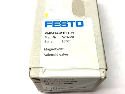 NEW FESTO SOLENOID VALVE, 5/3, EXHAUSTED