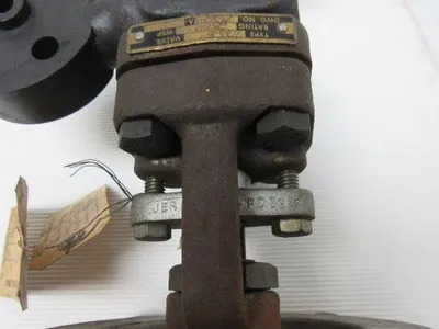 Jerguson 7/25B 3/4"x 3/8" Flanged Chain Actuated Right Angle Valve 2500 WSP / NE