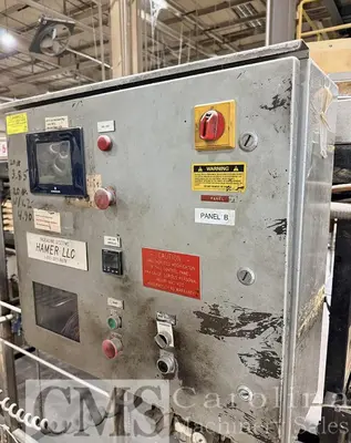 USED HAMER MODEL 2080 FORM FILL SEAL BAGGING LINE
