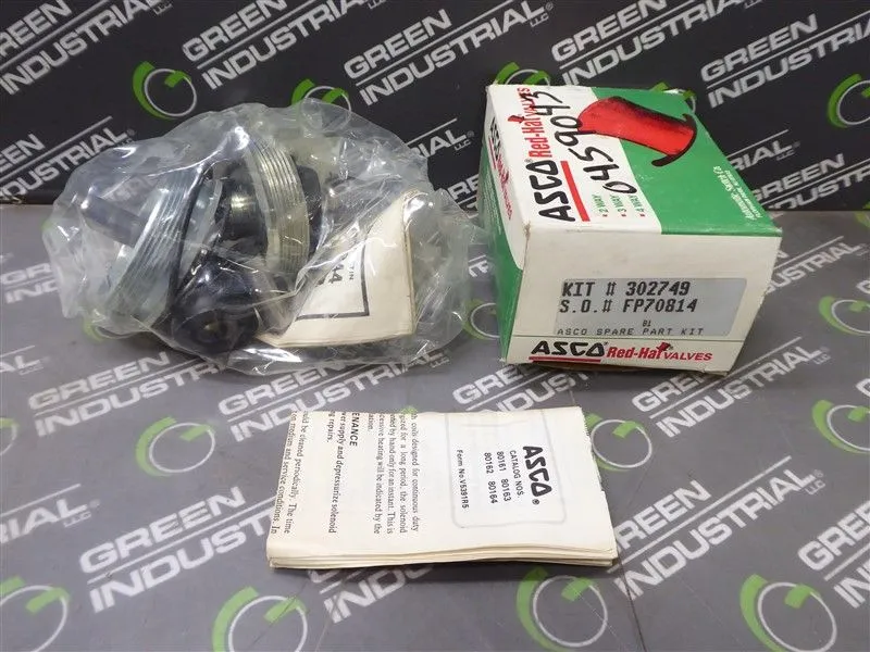 ASCO 302749 Solenoid Valve Spare Parts Kit New NIB