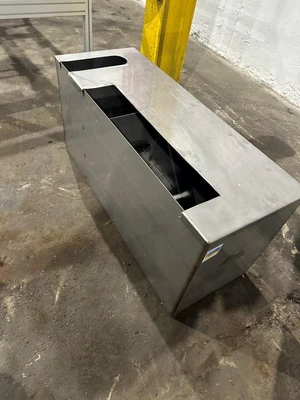 14" X 18" X 34" STAINLESS COOLANT TANK