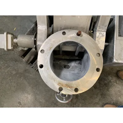 Used 10" Side Entry Flo-tronics Stainless Steel Offset Rotary Feeder Airlock