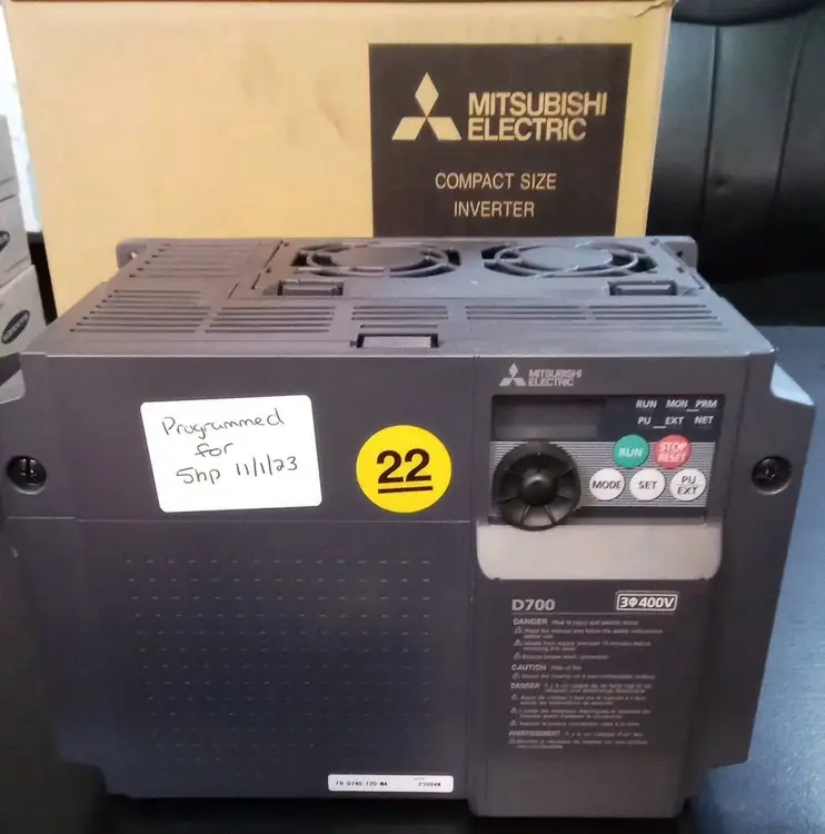 Used Mitsubishi Electric Mitsubishi FR-D740-012-NA Variable Speed Drives US | Infinity wholesale & Supply LLC #1305823
