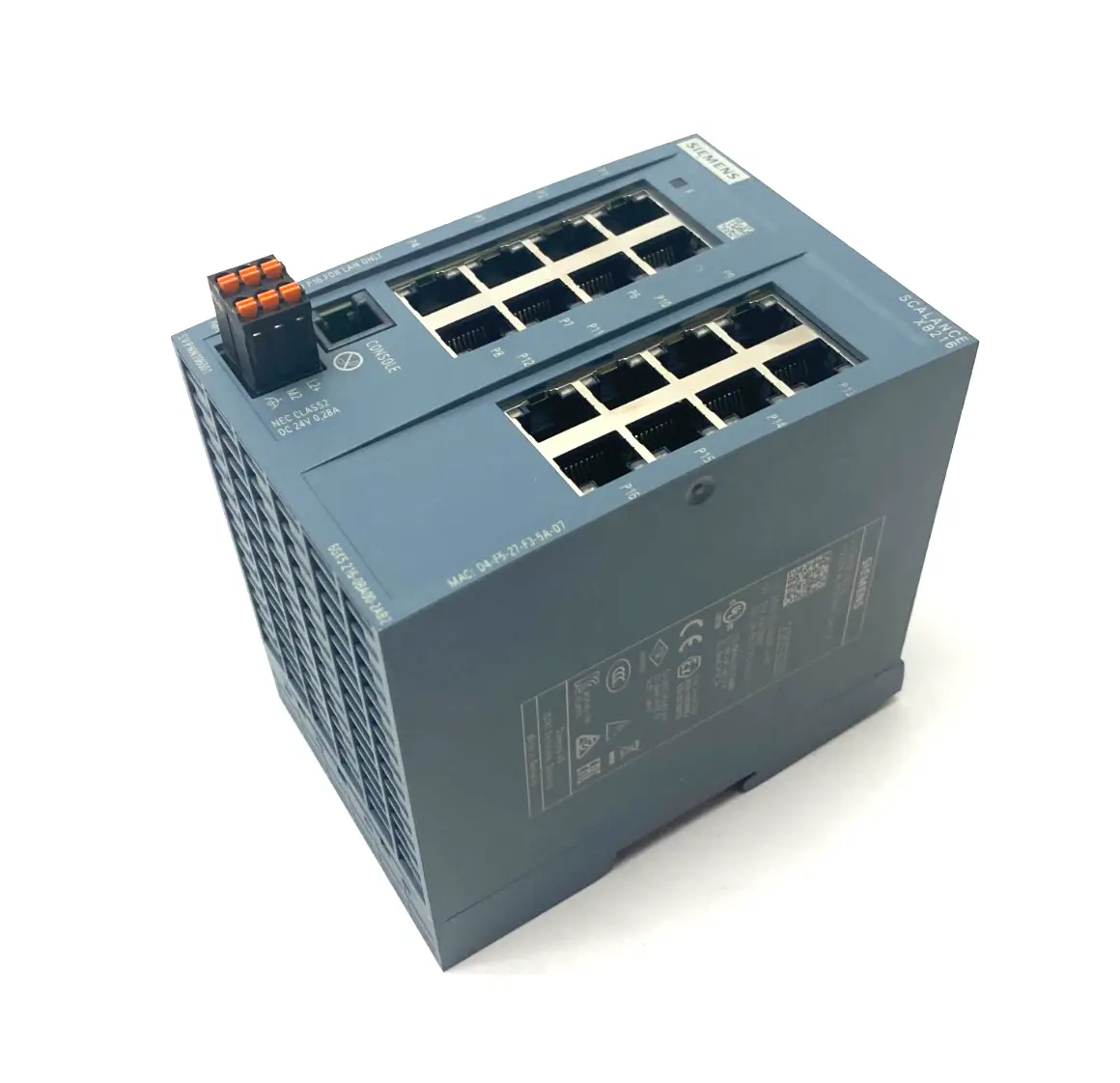 USED SIEMENS SCALANCE XB216 MANAGED LAYER INDUSTRIAL ETHERNET SWITCH